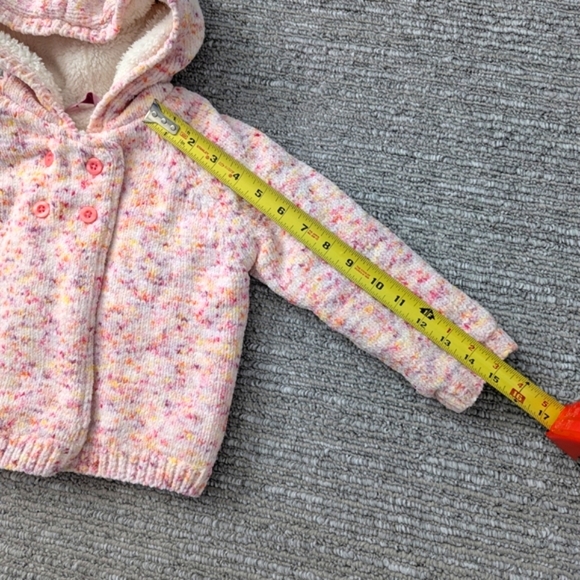 Comfy Cozy Baby (18-24Months) Hooded Button-Close Lined Sweater/Jacket - Picture 10 of 14